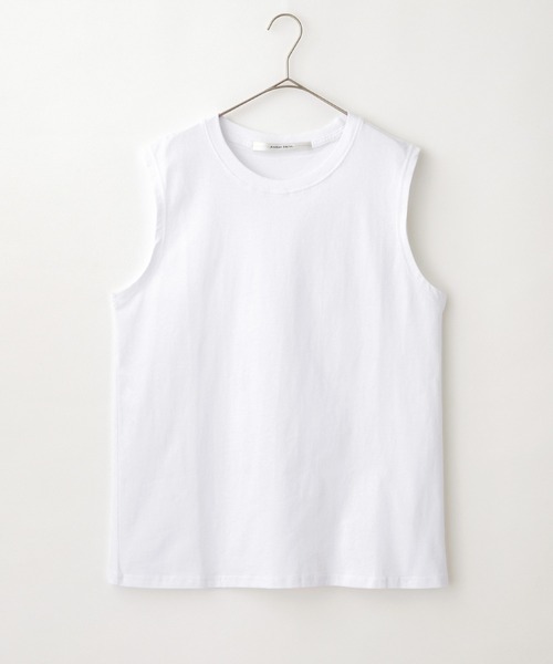 Anchor Smith(アンカー スミス)の「ビッグシルエットノースリーブTシャツ(タンクトップ・メンズ・スミクロ/ブラック/ホワイト・L/M)」の17枚目の写真