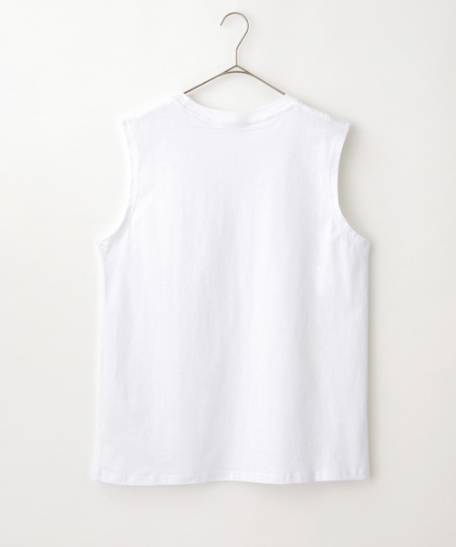 Anchor Smith(アンカー スミス)の「ビッグシルエットノースリーブTシャツ(タンクトップ・メンズ・スミクロ/ブラック/ホワイト・L/M)」の18枚目の写真