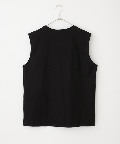 Anchor Smith(アンカー スミス)の「ビッグシルエットノースリーブTシャツ(タンクトップ・メンズ・スミクロ/ブラック/ホワイト・L/M)」の20枚目の写真
