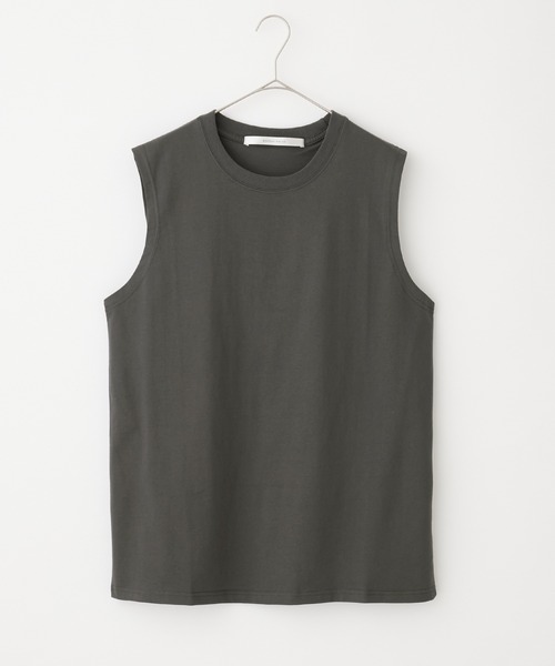 Anchor Smith(アンカー スミス)の「ビッグシルエットノースリーブTシャツ(タンクトップ・メンズ・スミクロ/ブラック/ホワイト・L/M)」の21枚目の写真