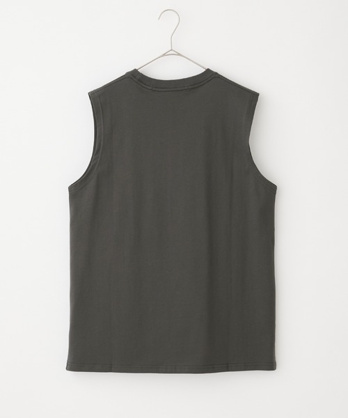 Anchor Smith(アンカー スミス)の「ビッグシルエットノースリーブTシャツ(タンクトップ・メンズ・スミクロ/ブラック/ホワイト・L/M)」の22枚目の写真