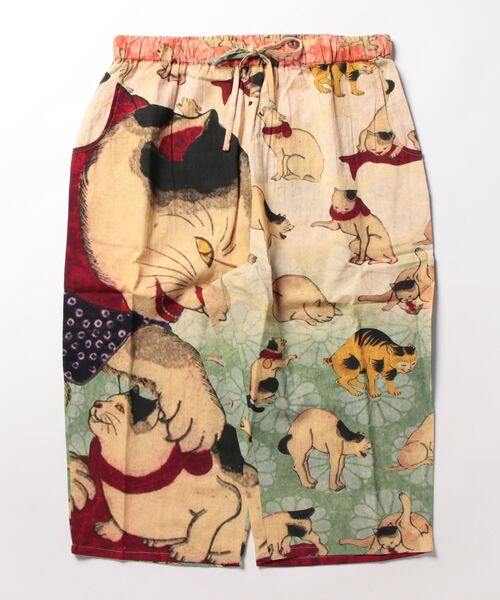 カヤ（カヤ）の「【カヤ】浮世絵メンズパンツ ステテコ（その他パンツ・メンズ・ブラック/ブルー/レッド/ホワイト/ダークネイビー/ベージュ/ネイビー/ダークグレー/ダークベージュ・FREE）」の5枚目の写真