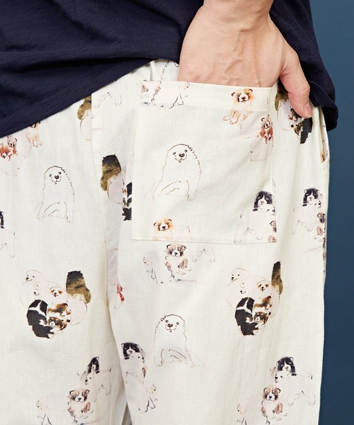 カヤ（カヤ）の「【カヤ】浮世絵メンズパンツ ステテコ（その他パンツ・メンズ・ブラック/ブルー/レッド/ホワイト/ダークネイビー/ベージュ/ネイビー/ダークグレー/ダークベージュ・FREE）」の17枚目の写真