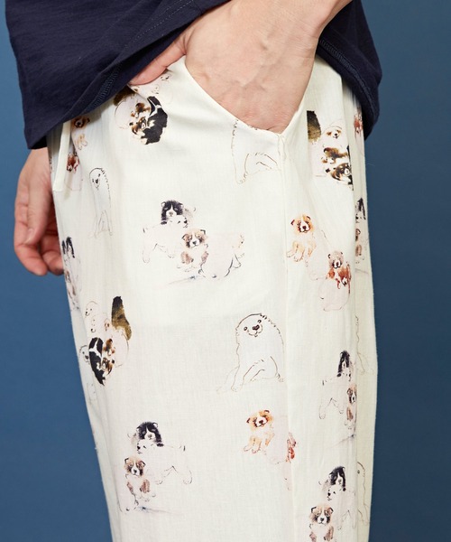 カヤ（カヤ）の「【カヤ】浮世絵メンズパンツ ステテコ（その他パンツ・メンズ・ブラック/ブルー/レッド/ホワイト/ダークネイビー/ベージュ/ネイビー/ダークグレー/ダークベージュ・FREE）」の16枚目の写真