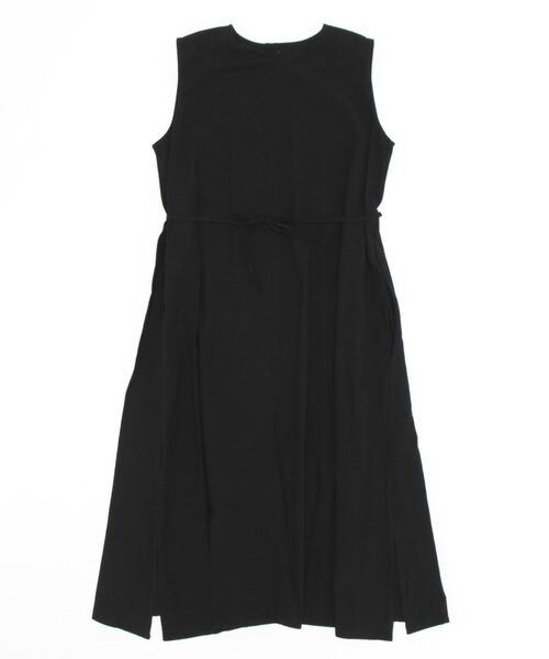 Q（キュー）の「リラックスロングワンピース（ワンピース・レディース・ダークグリーン/ブラック・MEDIUM）」の5枚目の写真