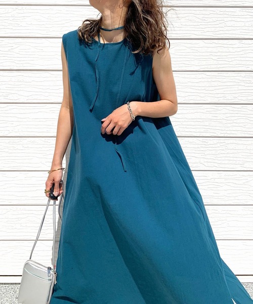 Q（キュー）の「リラックスロングワンピース（ワンピース）」 - WEAR