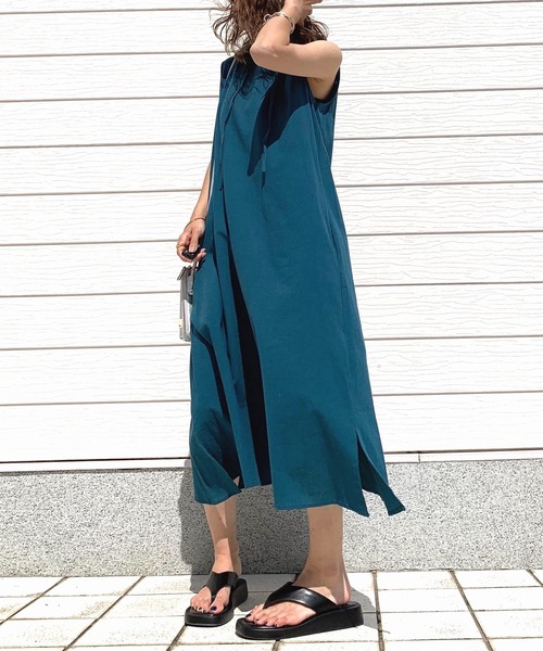 beautiful people ダークグリーン ロングワンピース sunny-1058-green-01.jpg?v=
