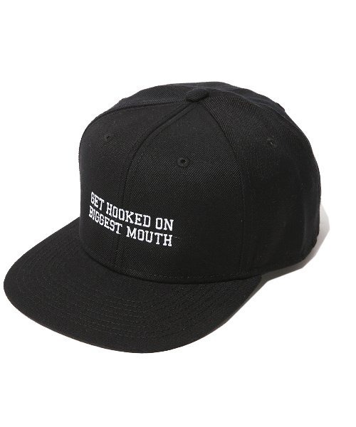 LUNKER KILLER（ランカーキラー）の「"GHBM" COLLEGE LOGO SNAPBACK CAP / カレッジ ロゴ スナップ