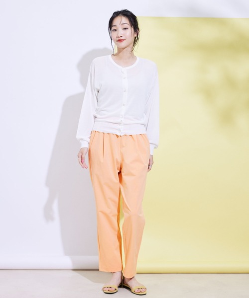 Jayro（ジャイロ）の「360度ストレッチテーパードパンツ（スラックス・レディース・オレンジ/ホワイト/ブルー/ブラック・FREE）」の10枚目の写真