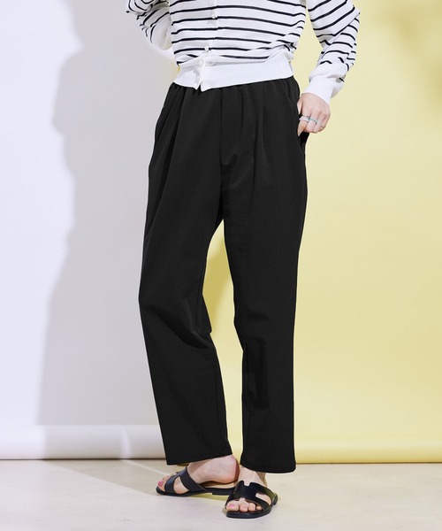 Jayro（ジャイロ）の「360度ストレッチテーパードパンツ（スラックス・レディース・オレンジ/ホワイト/ブルー/ブラック・FREE）」の7枚目の写真