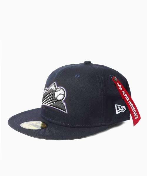 Alpha Industries(アルファインダストリーズ)の「ALPHA INDUSTRIES/アルファインダストリーズ×NEW ERA/ニューエラ M 5950ALPHA OTC キャップ(キャップ・メンズ・レッド系1/ブルー/ダークブラウン/ブラック系2/ブラック系1/ブラック系4/ブラック系3/レッド系2/ブラック系5/ネイビー・7 5/8/7 3/8/7 1/2)」の5枚目の写真