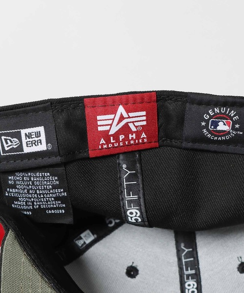 Alpha Industries(アルファインダストリーズ)の「ALPHA INDUSTRIES/アルファインダストリーズ×NEW ERA/ニューエラ M 5950ALPHA OTC キャップ(キャップ・メンズ・レッド系1/ブルー/ダークブラウン/ブラック系2/ブラック系1/ブラック系4/ブラック系3/レッド系2/ブラック系5/ネイビー・7 5/8/7 3/8/7 1/2)」の21枚目の写真