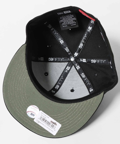 Alpha Industries(アルファインダストリーズ)の「ALPHA INDUSTRIES/アルファインダストリーズ×NEW ERA/ニューエラ M 5950ALPHA OTC キャップ(キャップ・メンズ・レッド系1/ブルー/ダークブラウン/ブラック系2/ブラック系1/ブラック系4/ブラック系3/レッド系2/ブラック系5/ネイビー・7 5/8/7 3/8/7 1/2)」の20枚目の写真