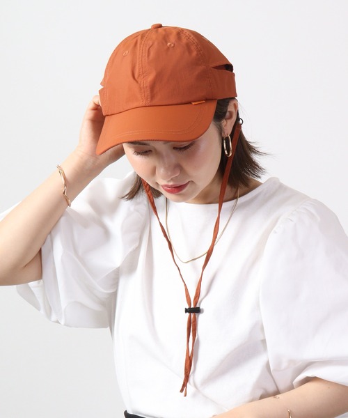 TESTIFY（テスティファイ）の「TESTIFY 被る日傘　日よけチャーム付きキャップ　/　Parasol Charm Cap（キャップ・レディース・ブラック/ライトブラウン/オレンジ/ライトベージュ/グレー系/ベージュ系/ブラック系/ブラウン系・FREE）」の8枚目の写真