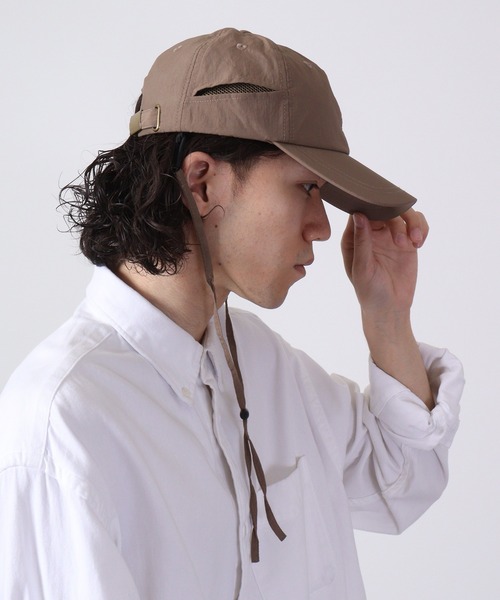 TESTIFY（テスティファイ）の「TESTIFY 被る日傘　日よけチャーム付きキャップ　/　Parasol Charm Cap（キャップ・レディース・ブラック/ライトブラウン/オレンジ/ライトベージュ/グレー系/ベージュ系/ブラック系/ブラウン系・FREE）」の21枚目の写真
