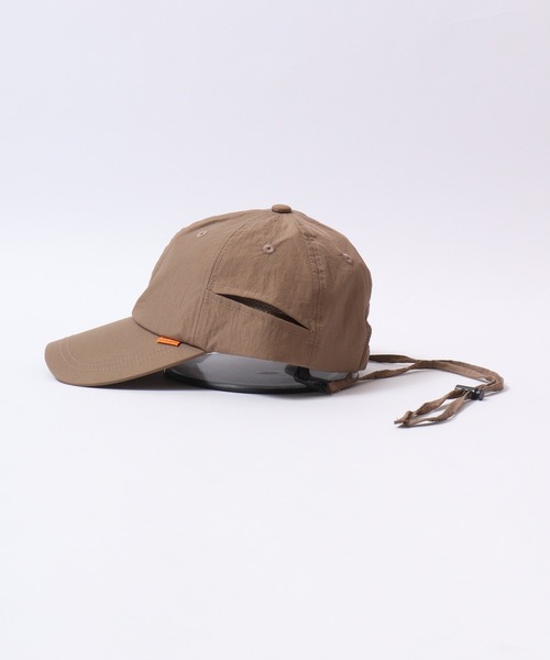 TESTIFY（テスティファイ）の「TESTIFY 被る日傘　日よけチャーム付きキャップ　/　Parasol Charm Cap（キャップ・レディース・ブラック/ライトブラウン/オレンジ/ライトベージュ/グレー系/ベージュ系/ブラック系/ブラウン系・FREE）」の9枚目の写真