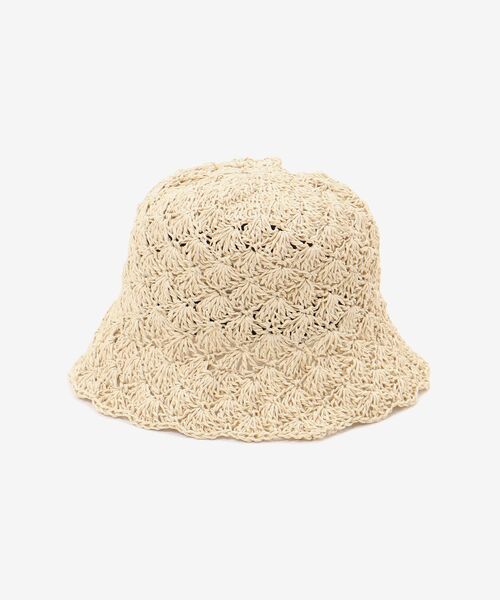 MAJESTIC LEGON（マジェスティックレゴン）の「クラフトペーパーハット（ハット・レディース・オートミール/ブラック・FREE）」の11枚目の写真