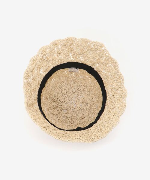 MAJESTIC LEGON（マジェスティックレゴン）の「クラフトペーパーハット（ハット・レディース・オートミール/ブラック・FREE）」の13枚目の写真