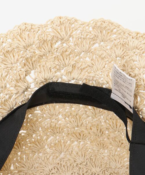 MAJESTIC LEGON（マジェスティックレゴン）の「クラフトペーパーハット（ハット・レディース・オートミール/ブラック・FREE）」の8枚目の写真