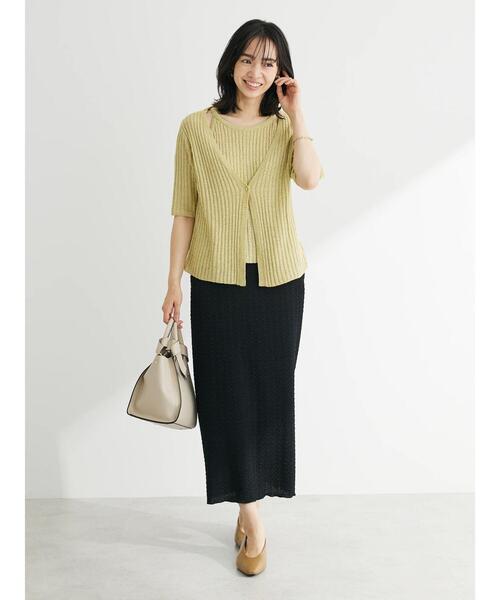 RAY CASSIN FAVORI（レイカズンフェバリ）の「・Ray　Cassin　フクレジャカードナロースカート（スカート・レディース・レッド/グレー/ブラック・FREE）」の13枚目の写真