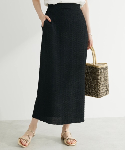 RAY CASSIN FAVORI（レイカズンフェバリ）の「・Ray　Cassin　フクレジャカードナロースカート（スカート・レディース・レッド/グレー/ブラック・FREE）」の2枚目の写真