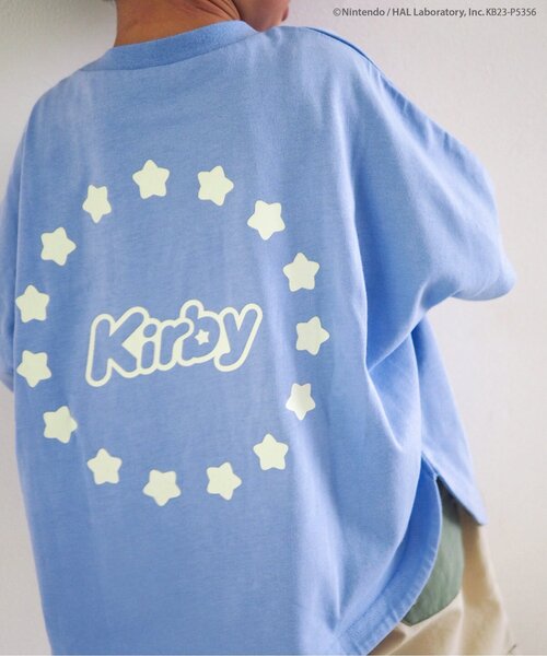 新品　未使用　アプレレクール   カービィ　バルーンシルエット　tシャツ　130 新品 未使用 カービィ ワドルディ パジャマ 130 apreslescours 半袖