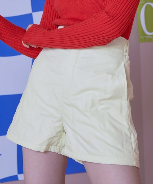 miette(ミエット)の「キルティングショートパンツ(その他パンツ・レディース・ブラック/アイボリー・FREE)」の1枚目の写真