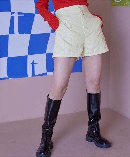 miette(ミエット)の「キルティングショートパンツ(その他パンツ・レディース・ブラック/アイボリー・FREE)」の11枚目の写真