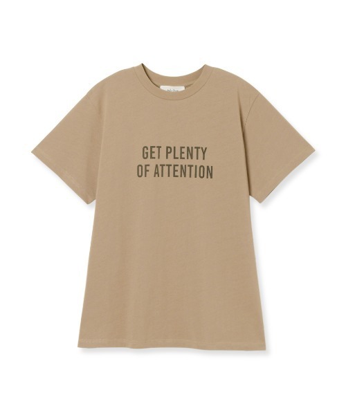 Mila Owen（ミラオーウェン）の「ベーシックロゴプリントＴシャツ（Tシャツ/カットソー・レディース・ネイビー/イエロー/ホワイト/キャメル・1/0）」の4枚目の写真