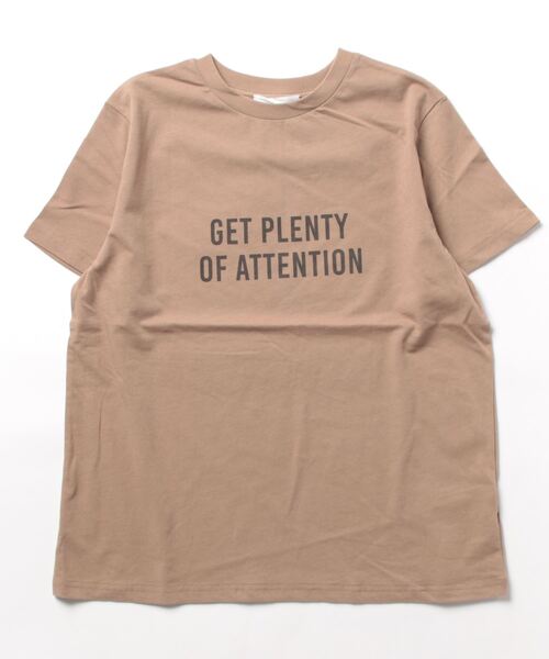 Mila Owen（ミラオーウェン）の「ベーシックロゴプリントＴシャツ（Tシャツ/カットソー・レディース・ネイビー/イエロー/ホワイト/キャメル・1/0）」の9枚目の写真