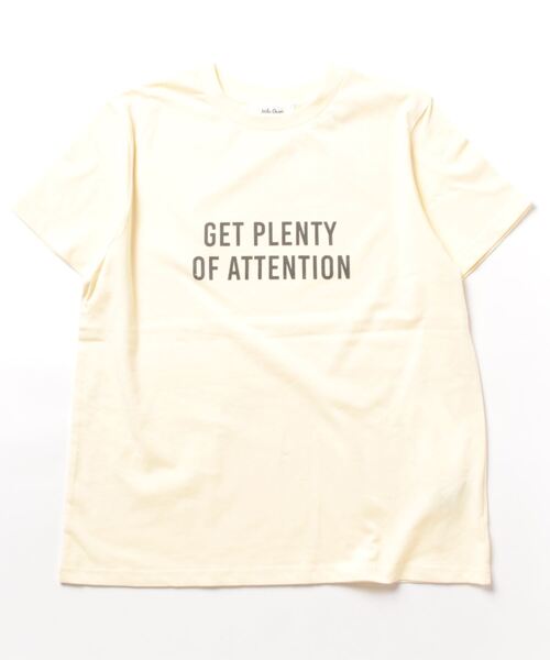 Mila Owen（ミラオーウェン）の「ベーシックロゴプリントＴシャツ（Tシャツ/カットソー・レディース・ネイビー/イエロー/ホワイト/キャメル・1/0）」の15枚目の写真