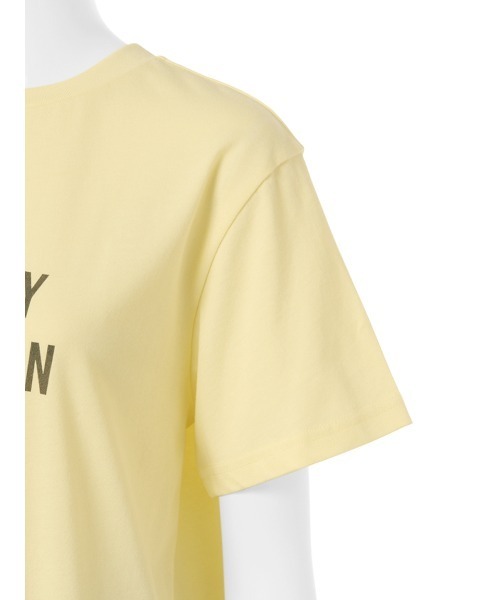 Mila Owen（ミラオーウェン）の「ベーシックロゴプリントＴシャツ（Tシャツ/カットソー・レディース・ネイビー/イエロー/ホワイト/キャメル・1/0）」の10枚目の写真