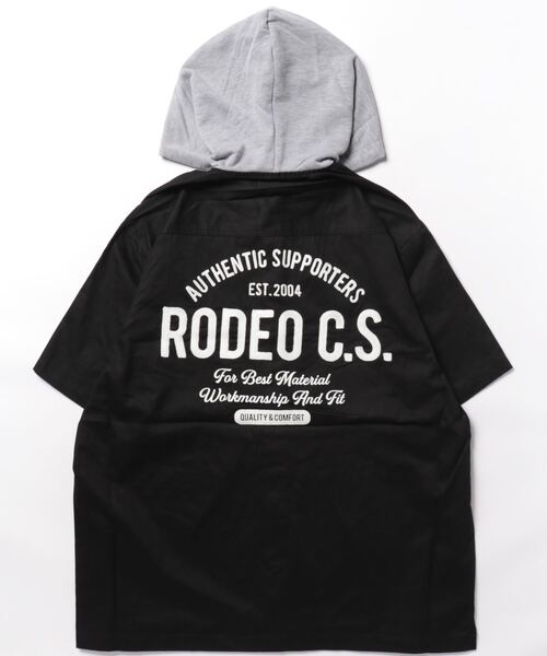 RODEO CROWNS WIDE BOWL（ロデオクラウンズワイドボウル）の「ワークフードシャツ（シャツ/ブラウス・メンズ・ブラック/ベージュ/カーキ・LARGE/MEDIUM）」の11枚目の写真