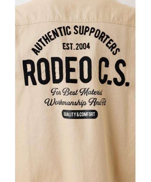 RODEO CROWNS WIDE BOWL（ロデオクラウンズワイドボウル）の「ワークフードシャツ（シャツ/ブラウス・メンズ・ブラック/ベージュ/カーキ・LARGE/MEDIUM）」の7枚目の写真