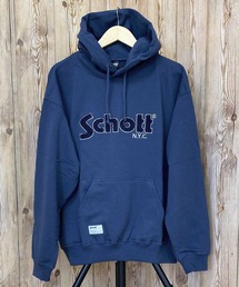 schott | HOODED SWEAT SHENEEL LOGO シニールロゴ パーカー(パーカー)