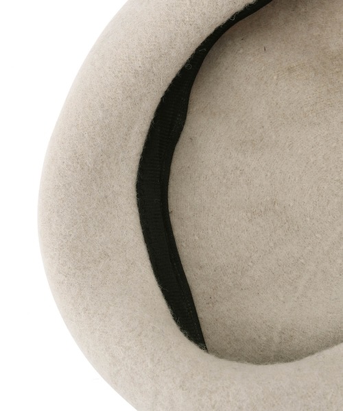 ROPE' PICNIC(ロペピクニック)の「ウールフェルトベレー帽(ハンチング/ベレー帽・レディース・キナリ/ブラック/チャコールグレー/ブルー・FREE)」の14枚目の写真