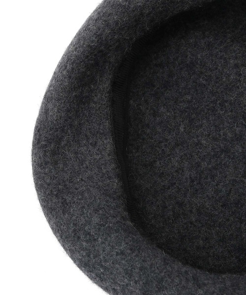 ROPE' PICNIC(ロペピクニック)の「ウールフェルトベレー帽(ハンチング/ベレー帽・レディース・キナリ/ブラック/チャコールグレー/ブルー・FREE)」の16枚目の写真