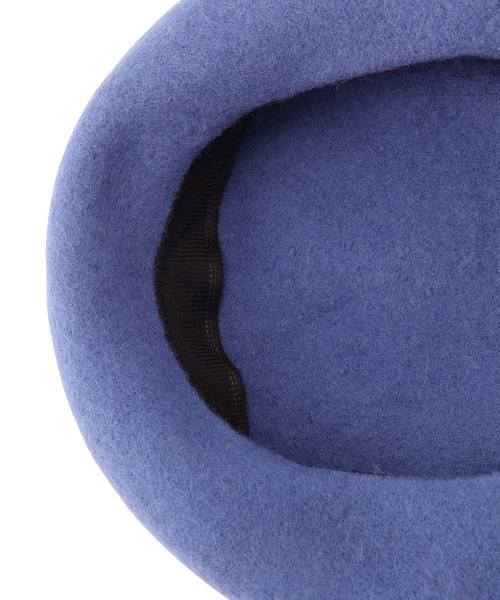 ROPE' PICNIC(ロペピクニック)の「ウールフェルトベレー帽(ハンチング/ベレー帽・レディース・キナリ/ブラック/チャコールグレー/ブルー・FREE)」の17枚目の写真