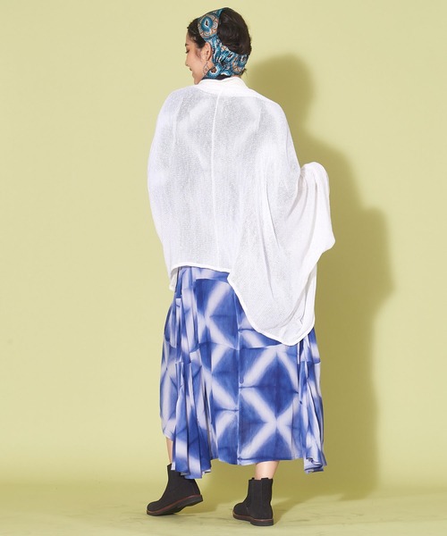 チャイハネ（チャイハネ）の「【チャイハネ】ブクラショールカーディガン（カーディガン/ボレロ・レディース・ベージュ/ブラック/グリーン/ホワイト・FREE）」の16枚目の写真