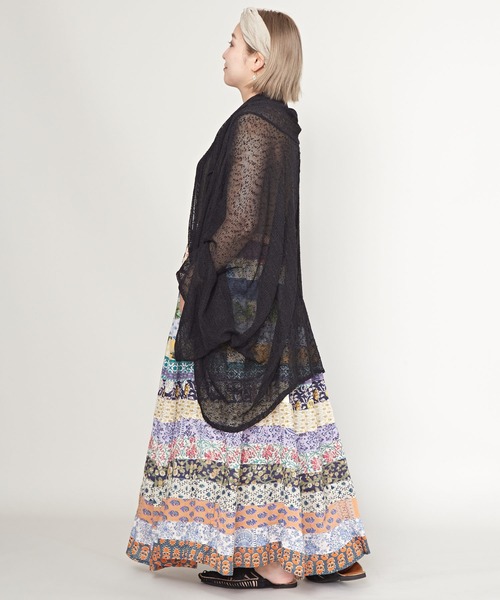 チャイハネ（チャイハネ）の「【チャイハネ】ブクラショールカーディガン（カーディガン/ボレロ・レディース・ベージュ/ブラック/グリーン/ホワイト・FREE）」の20枚目の写真