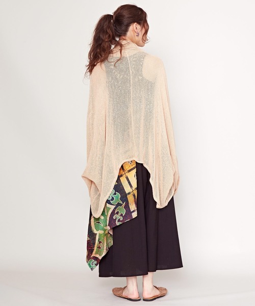 チャイハネ（チャイハネ）の「【チャイハネ】ブクラショールカーディガン（カーディガン/ボレロ・レディース・ベージュ/ブラック/グリーン/ホワイト・FREE）」の8枚目の写真