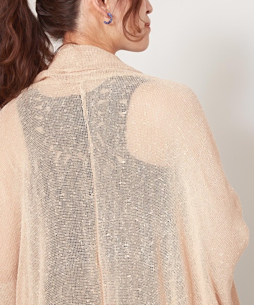 チャイハネ（チャイハネ）の「【チャイハネ】ブクラショールカーディガン（カーディガン/ボレロ・レディース・ベージュ/ブラック/グリーン/ホワイト・FREE）」の9枚目の写真