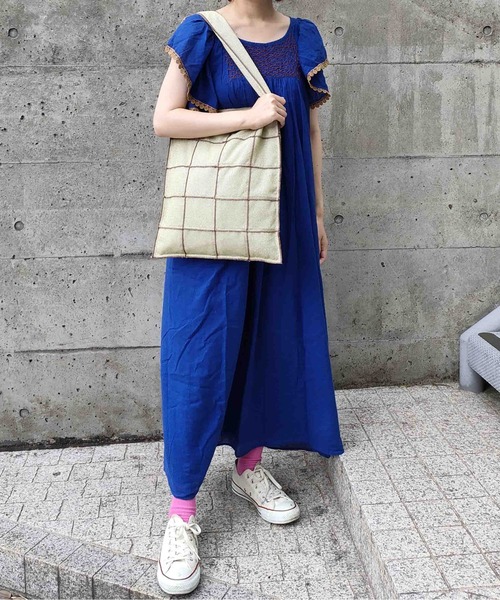 CONTROL FREAK（コントロールフリーク）の「CONTROL FREAK(コントロールフリーク)メタリックパッチメロウトート（トートバッグ・レディース・ブルー/シルバー/ブラック/ライム・FREE）」の14枚目の写真