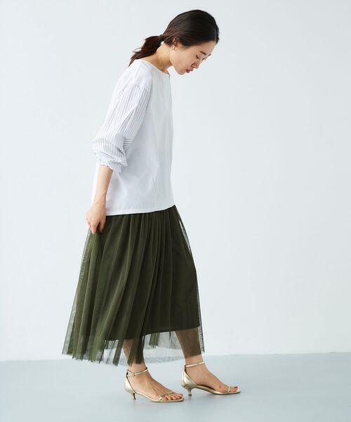 【セール】チュールキリカエスカート（スカート）｜le.coeur blanc（ルクールブラン）