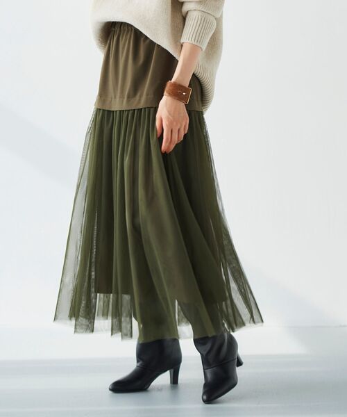 【セール】チュールキリカエスカート（スカート）｜le.coeur blanc（ルクールブラン）