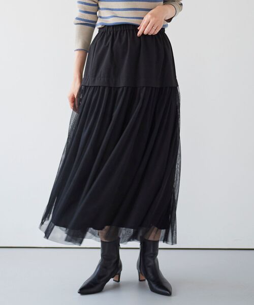 【セール】チュールキリカエスカート（スカート）｜le.coeur blanc（ルクールブラン）