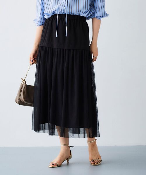 【セール】チュールキリカエスカート（スカート）｜le.coeur blanc（ルクールブラン）