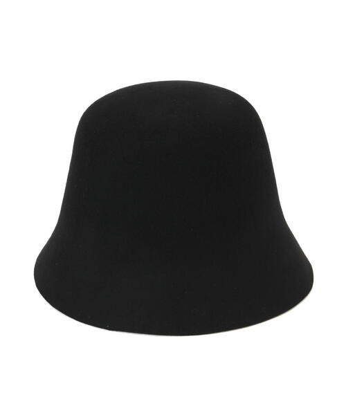 EDIT COLOGNE（エディットコロン）の「フェルトチューリップハット（ハット・レディース・ブラック/ブラウン・ﾌﾘ-）」の4枚目の写真