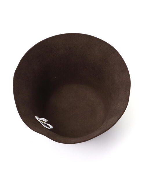 EDIT COLOGNE（エディットコロン）の「フェルトチューリップハット（ハット・レディース・ブラック/ブラウン・ﾌﾘ-）」の12枚目の写真