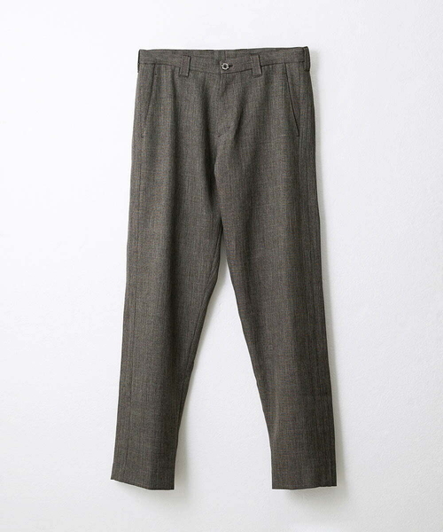 MICHEL KLEIN HOMME (ミッシェルクランオム)の「ツイード調スラックスパンツ(スラックス・メンズ・ダークグレー/ブラウン・LARGE/X-LARGE/MEDIUM)」の2枚目の写真